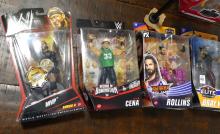 EIGHT MATTEL WWE WRESTLING ACTION FIGURES