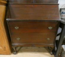 VINTAGE MAHOGANY SECRETAIRE