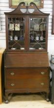 VINTAGE MAHOGANY SECRETAIRE