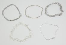 10 STERLING BRACELETS