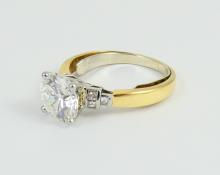 VERY VALUABLE ESTATE DIAMOND SOLITAIRE