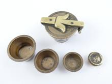 19TH CENTURY CUP WEIGHTS