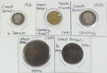 ENGLISH BILL & COINS