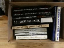 BOX LOT OF ART BOOKS