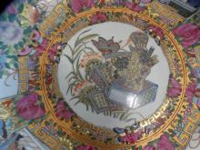 LARGE CHINESE ROSE MEDALLION BOWL