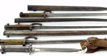 SELECTION OF ANTIQUE BAYONETS & RIFLES