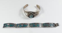 4 STERLING BRACELETS