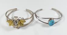 4 STERLING BRACELETS