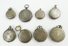 8 ANTIQUE WATCHES