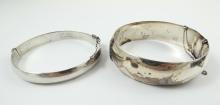 2 VINTAGE STERLING BRACELETS