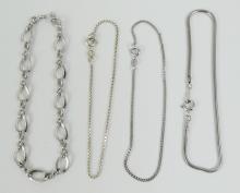 9 STERLING BRACELETS